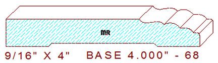 Baseboard 4" - 68