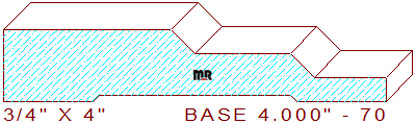 Baseboard 4" - 70