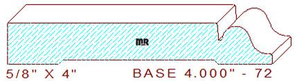 Baseboard 4" - 72