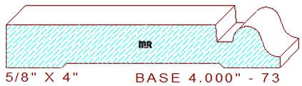 Baseboard 4" - 73 Baseboard 4" - 73