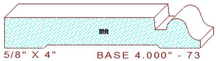 Baseboard 4" - 73