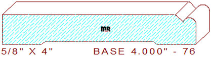 Baseboard 4" - 76