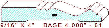 Baseboard 4" - 81