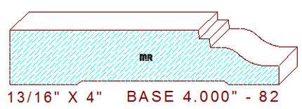 Baseboard 4" - 82