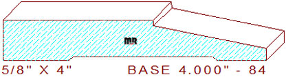 Baseboard 4" - 84