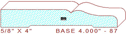 Baseboard 4" - 87