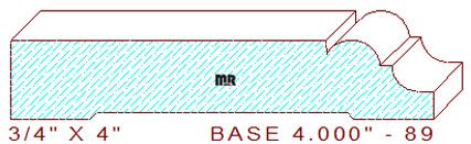 Baseboard 4" - 89