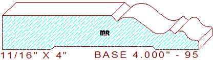 Baseboard 4" - 95 Baseboard 4" - 95