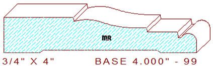 Baseboard 4" - 99 Baseboard 4" - 99