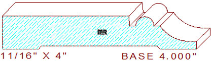 Baseboard 4" Baseboard 4"