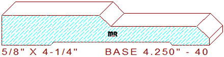 Baseboard 4-1/4" - 40