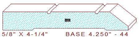 Baseboard 4-1/4" - 44