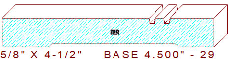 Baseboard 4-1/2" - 29 Baseboard 4-1/2" - 29