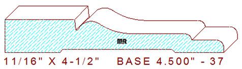 Baseboard 4-1/2" - 37 Baseboard 4-1/2" - 37