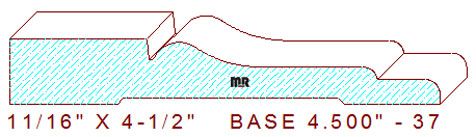 Baseboard 4-1/2" - 37