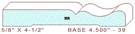 Baseboard 4-1/2" - 39 Baseboard 4-1/2" - 39