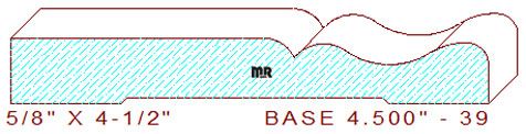 Baseboard 4-1/2" - 39