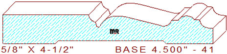 Baseboard 4-1/2" - 41