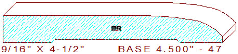 WM 709 - WM 714 Base 4-1/2" - 47