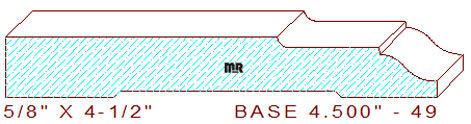 Baseboard 4-1/2" - 49