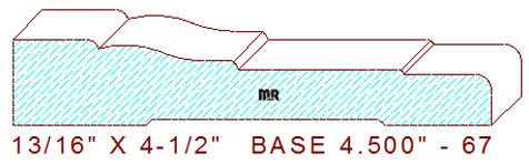 Baseboard 4-1/2" - 67