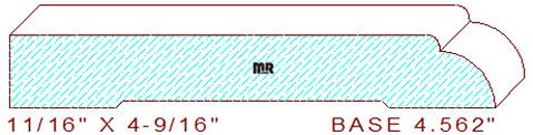 Baseboard 4-9/16"