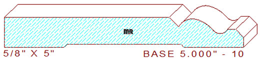 Baseboard 5" - 10 Baseboard 5" - 10