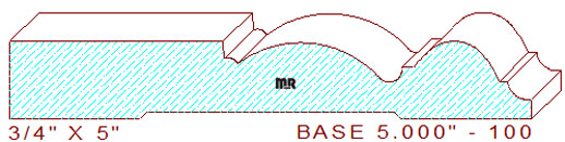 Baseboard 5" - 100 Baseboard 5" - 100