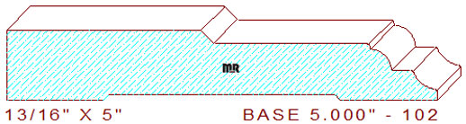 Baseboard 5" - 102