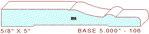 Baseboard 5" - 106