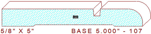 Baseboard 5" - 107 Baseboard 5" - 107