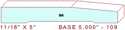 Baseboard 5" - 109