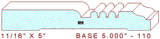 Baseboard 5" - 110 Baseboard 5" - 110