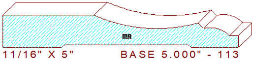 Baseboard 5" - 113