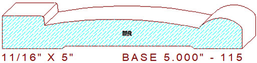 Baseboard 5" - 115