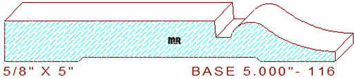 Baseboard 5" - 116