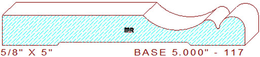 Baseboard 5" - 117