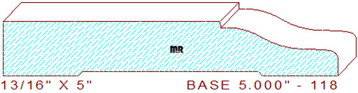 Baseboard 5" - 118