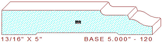 Baseboard 5" - 120