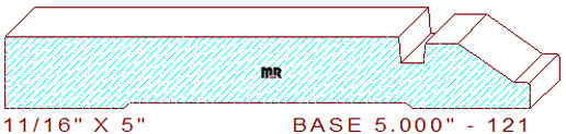 Baseboard 5" - 121