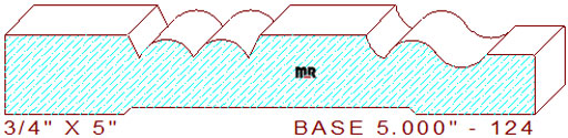 Baseboard 5" - 124 Baseboard 5" - 124