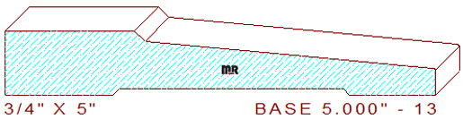 Baseboard 5" - 13