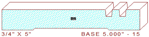 Baseboard 5" - 15 Baseboard 5" - 15