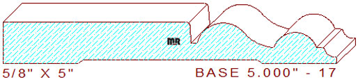 Baseboard 5" - 17 Baseboard 5" - 17