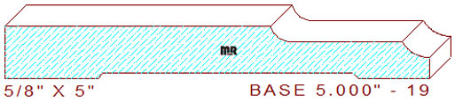 Baseboard 5" - 19