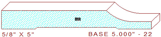 Baseboard 5" - 22 Baseboard 5" - 22
