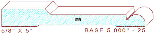 Baseboard 5" - 25