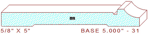 Baseboard 5" - 31 Baseboard 5" - 31