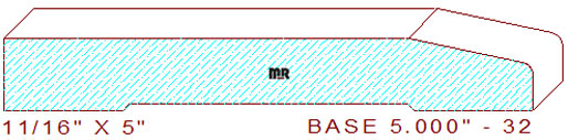 Baseboard 5" - 32