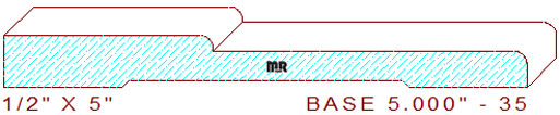 Baseboard 5" - 35